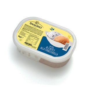 Mancuso Gelati - vaschetta di gelato siciliano al caffè e alla stracciatella