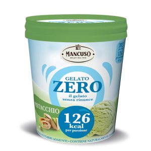 Mancuso Gelati - Gelato Zero - barattolo di gelato al gusto pistacchio