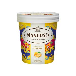 Mancuso Gelati - sorbetto siciliano al limone con succo di limone di Sicilia