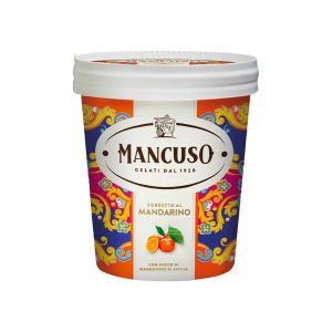 Mancuso Gelati - sorbetto siciliano al mandarino con succo di mandarino di Sicilia