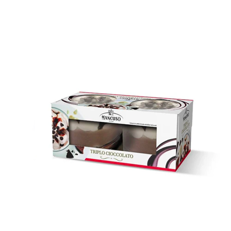 Mancuso Gelati - coppette di gelato al triplo cioccolato