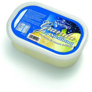 Mancuso Gelati - tradizionale granita di limone siciliano in vaschetta